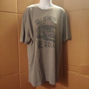 Women's Gray "This Is How We Roll" Shirt, XL